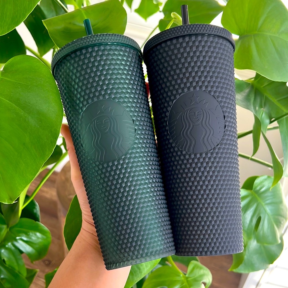 New Starbucks studded tumbler duo